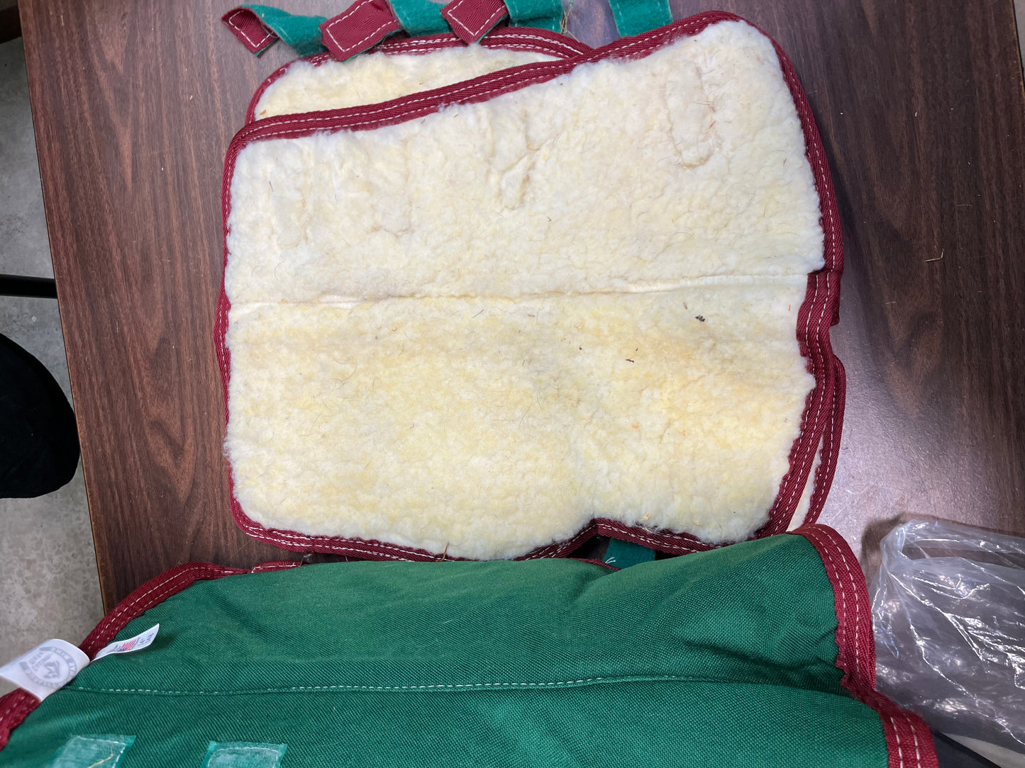 Custom Saddlery Sheepskin Wraps