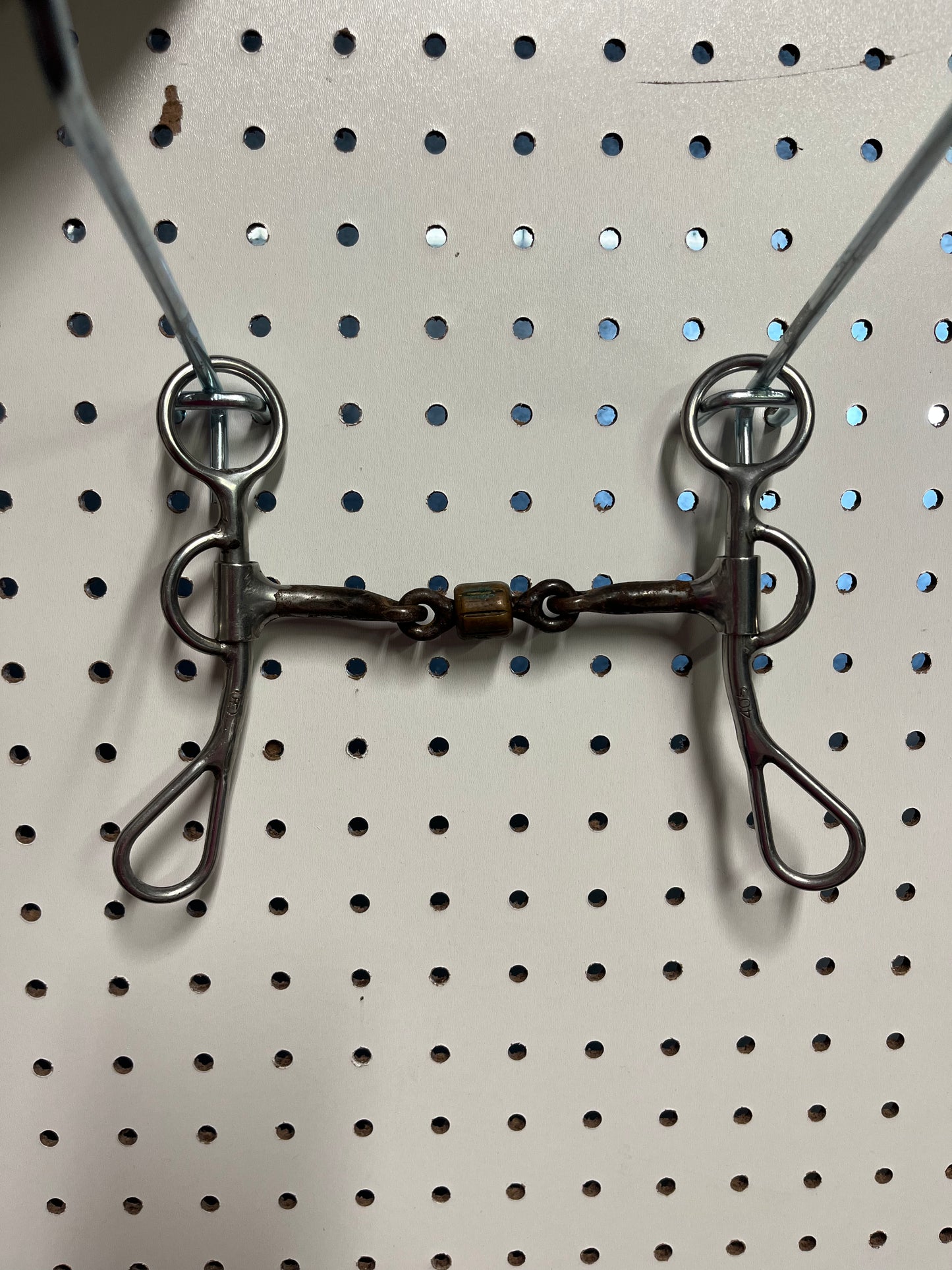 Reinsman 405 sweet iron Argentine snaffle with copper roller