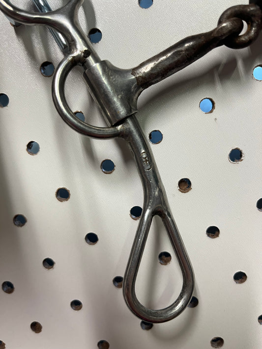 Reinsman 405 sweet iron Argentine snaffle with copper roller