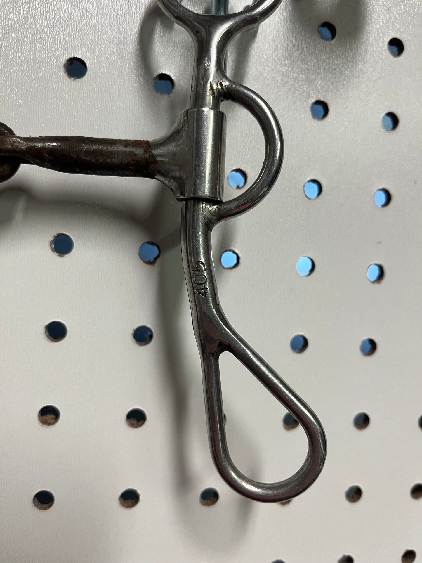 Reinsman 405 sweet iron Argentine snaffle with copper roller