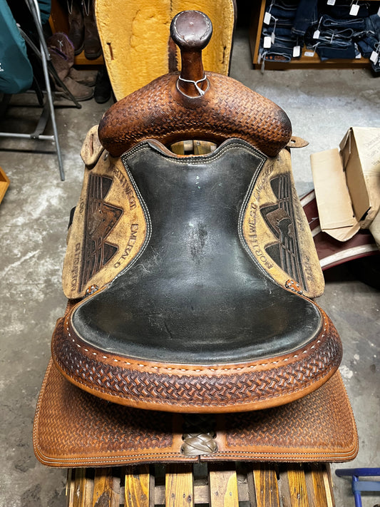 Western Saddlery/Wenger Leather Barrel Saddle